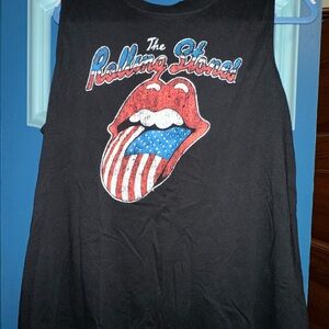 The Rolling Stones Black Tank Top